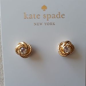 Kate Spade ♠️ mini knot earrings Infinity